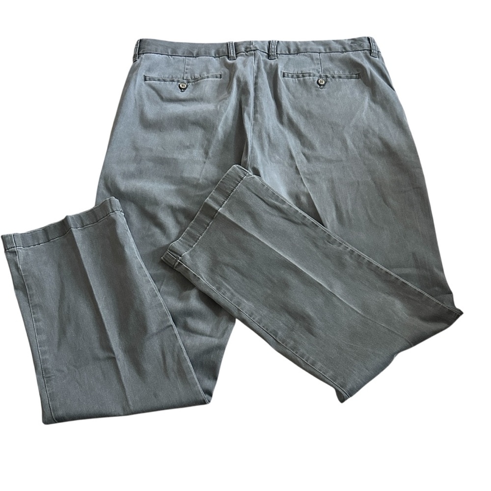 Tommy Bahama Boraclay Flat Front Gray Fog Chino Pants Men’s 36 X 32 - Picture 3 of 6